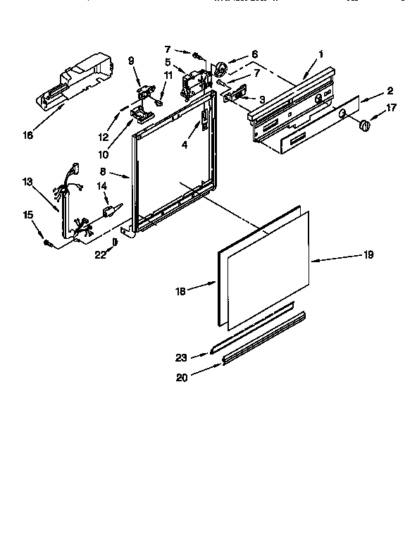Frame and console