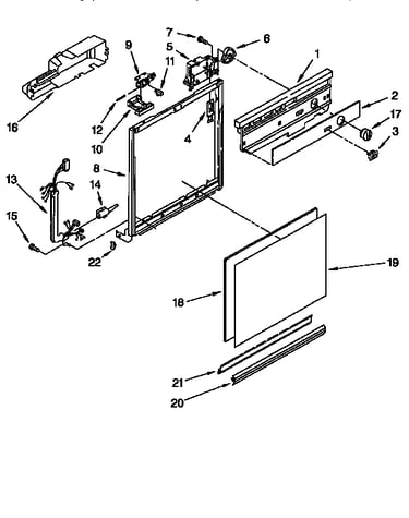 Frame and console