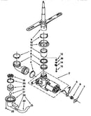 Pump and spray arm