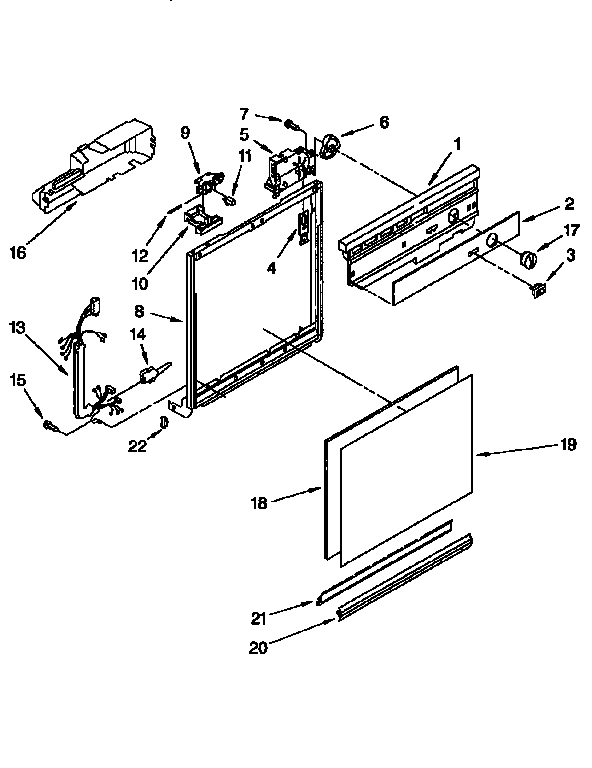 Frame and console