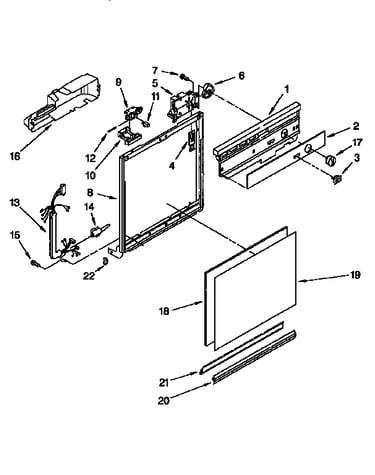 Frame and console