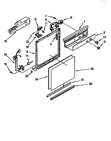 Frame and console