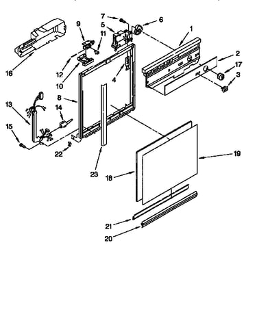 Frame and console
