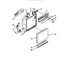 Whirlpool DU810CWDQ2 frame and console diagram