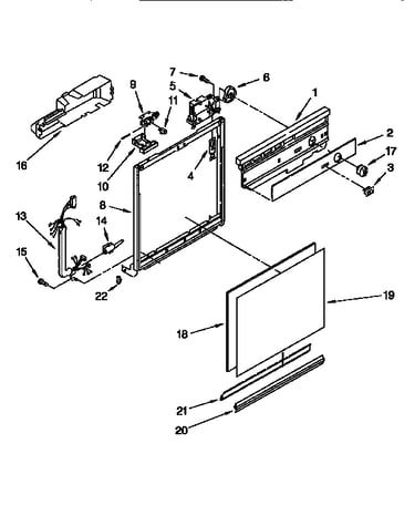 Frame and console