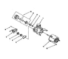 Whirlpool DU810CWDQ2 pump and motor diagram