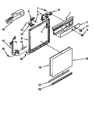 Frame and console