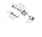 Whirlpool DU810CWDQ3 pump and motor diagram
