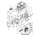 Frigidaire FRS26ZGED1 ice maker diagram