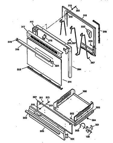 Door and drawer