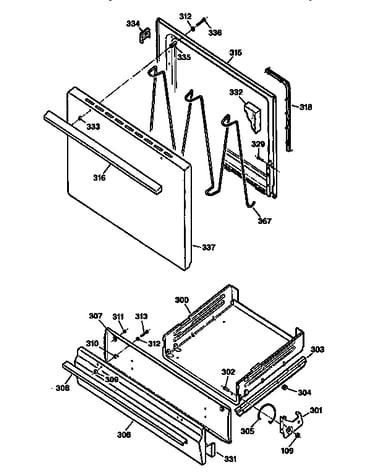 Door and drawer