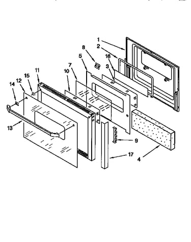 Oven door