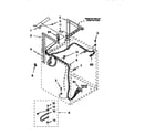 Kenmore 11098573830 dryer support and washer diagram