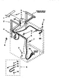 Dryer support and washer
