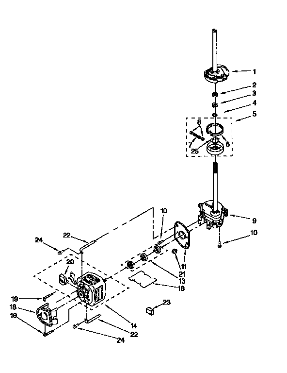 Motor and pump