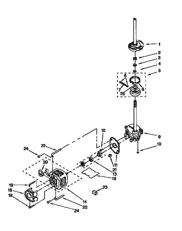 Motor and pump