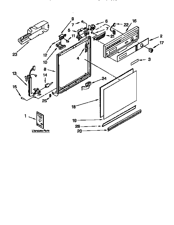 Frame and console