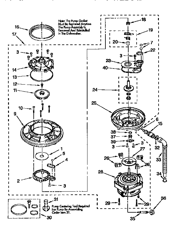 Pump and motor