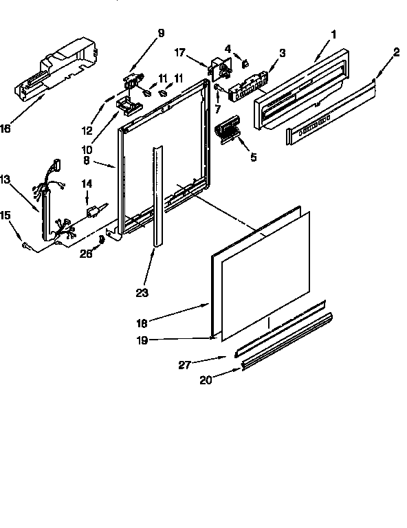 Frame and console