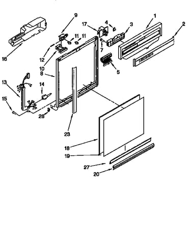 Frame and console
