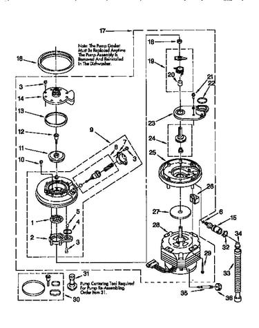 Pump and motor