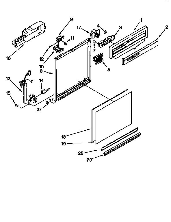 Frame and console