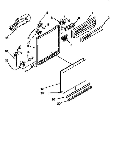 Frame and console