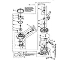 Whirlpool DU940QWDZ3 pump and motor diagram