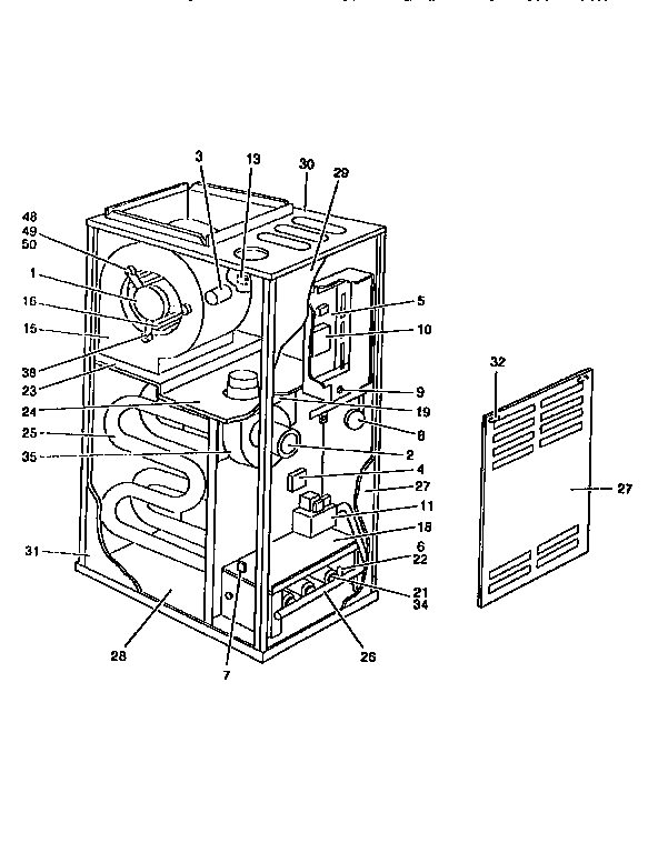 Natural gas furnace