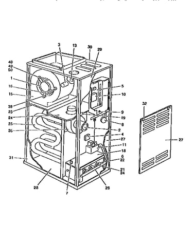 Natural gas furnace