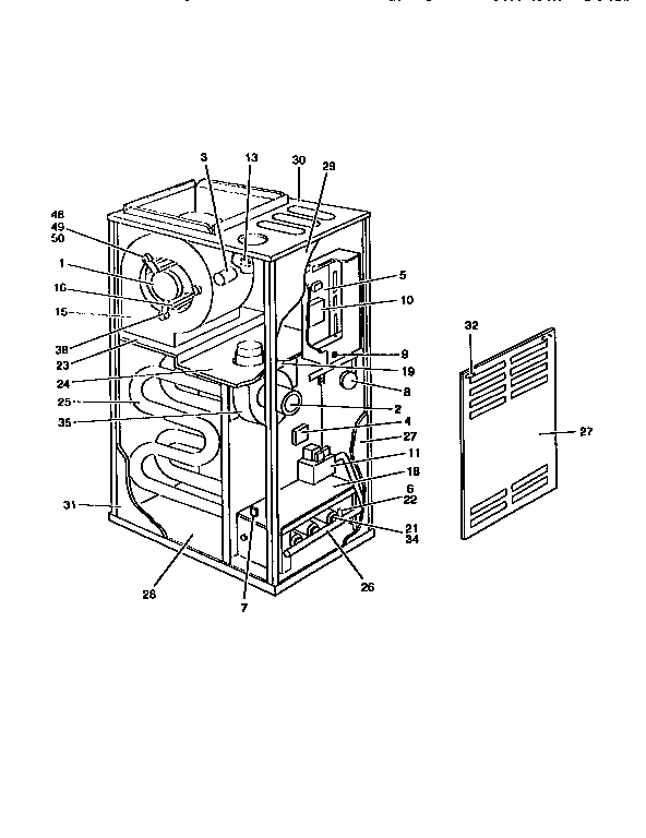 Natural gas furnace