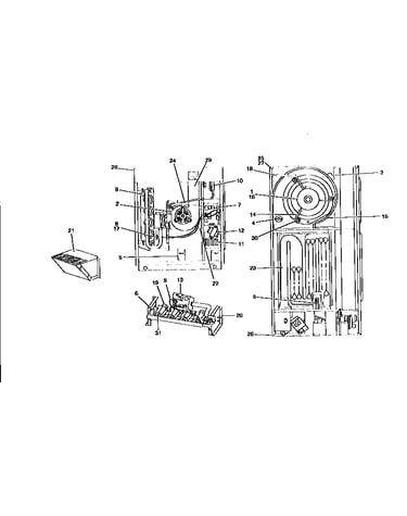 Outdoor gas furnace