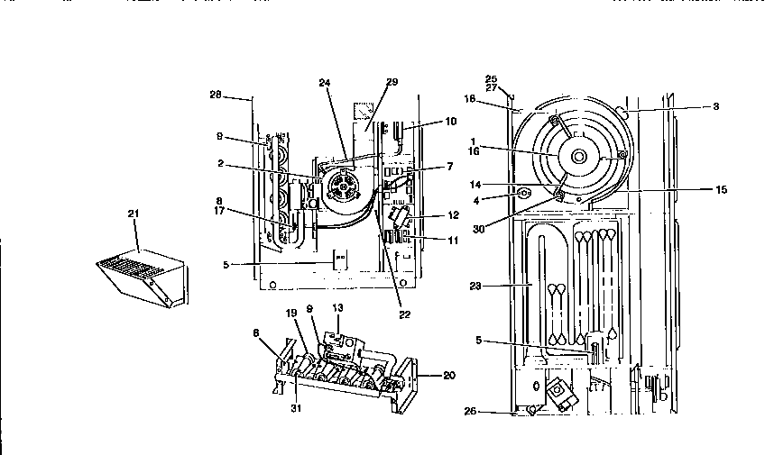 Outdoor gas furnace