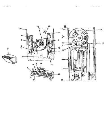 Outdoor gas furnace