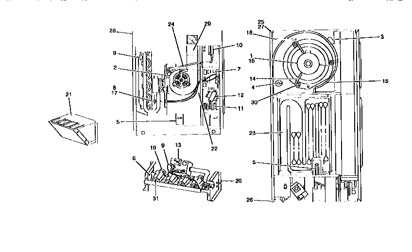 Outdoor gas furnace