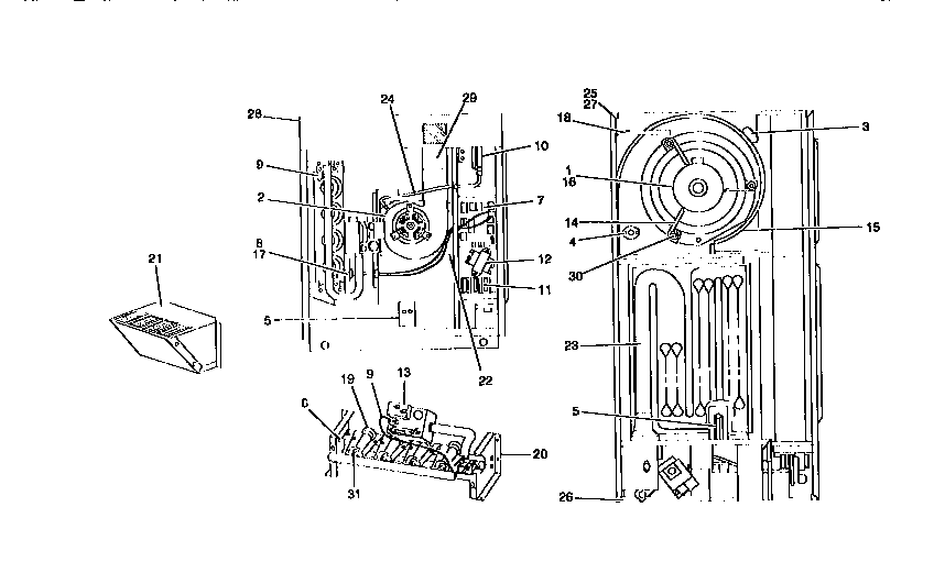 Outdoor gas furnace