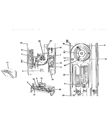 Outdoor gas furnace