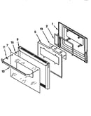 Lower oven door