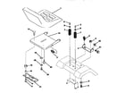 Craftsman 917259340 seat assembly diagram