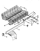 Upper rack and track