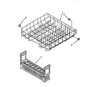 KitchenAid KUDI230BAL0 lower rack diagram