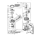 Whirlpool DU940QWDZ2 pump and motor diagram