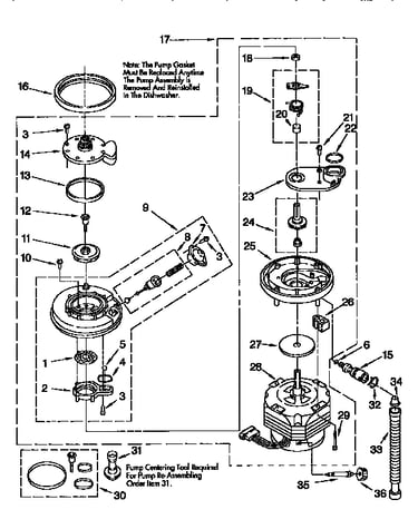 Pump and motor