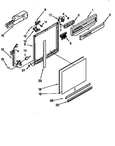 Frame and console
