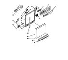 Whirlpool DU940QWDZ0 frame and console diagram