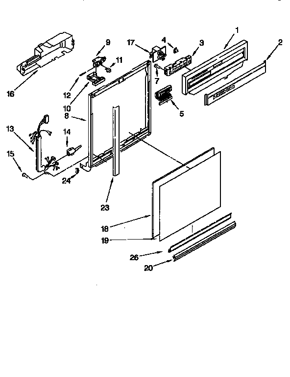 Frame and console