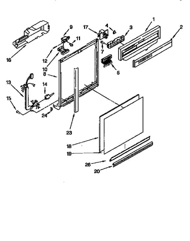 Frame and console