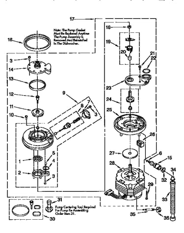 Pump and motor