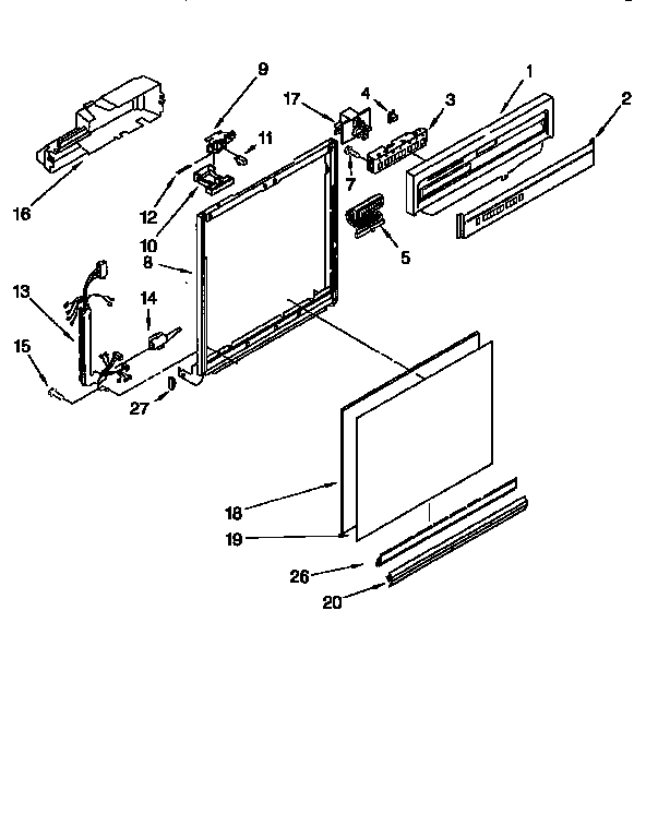 Frame and console