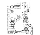 Whirlpool DU940QWDQ3 pump and motor diagram